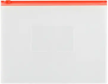 Папка-конверт на zip-молнии, красная, А5 Папка-конверт на zip-молнии, красная, А5 обложка книги