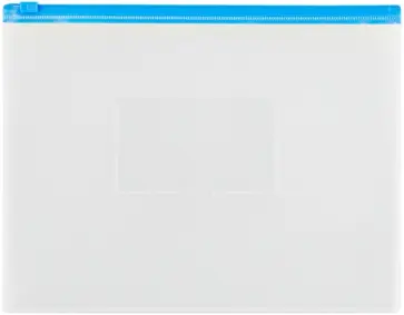 Папка-конверт на zip-молнии, синяя, А5 Папка-конверт на zip-молнии, синяя, А5 обложка книги