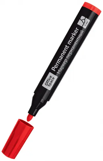 Маркер перманентный Contact, красный Маркер перманентный Contact, красный обложка книги