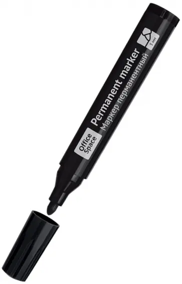 Маркер перманентный Contact, черный обложка книги