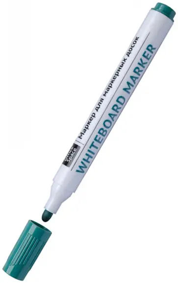 Маркер для досок, зеленый Маркер для досок, зеленый обложка книги