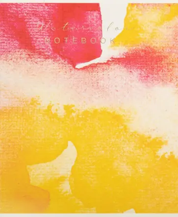 Тетрадь Watercolor, красно-желтый, А5, 48 листов, клетка Тетрадь Watercolor, красно-желтый, А5, 48 листов, клетка обложка книги