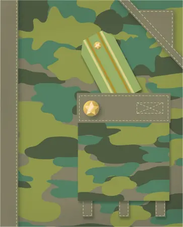 Тетрадь Милитари-1, А5, 96 листов, клетка Тетрадь Милитари-1, А5, 96 листов, клетка обложка книги