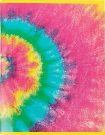 Тетрадь Тай-дай цветной, розово-голубая, А5, 96 листов, клетка Тетрадь Тай-дай цветной, розово-голубая, А5, 96 листов, клетка обложка книги