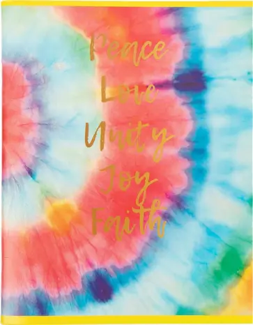 Тетрадь Тай-дай цветной, красно-голубая, А5, 96 листов, клетка обложка книги