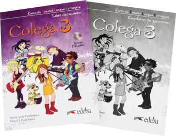 Hortelano, Hortelano - Colega 3. Libro del alumno + cuaderno de ejercicios +CD Hortelano, Hortelano - Colega 3. Libro del alumno + cuaderno de ejercicios +CD обложка книги