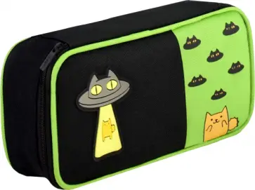 Пенал школьный Коты обложка книги