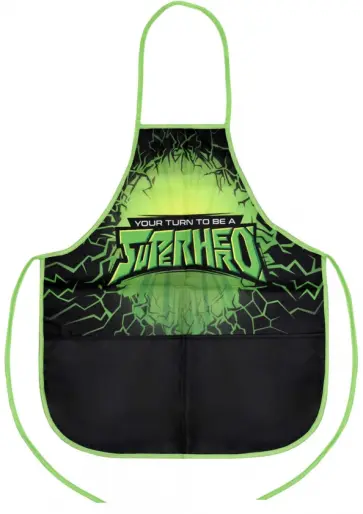 Фартук для уроков труда и рисования Супергерой, без нарукавников обложка книги