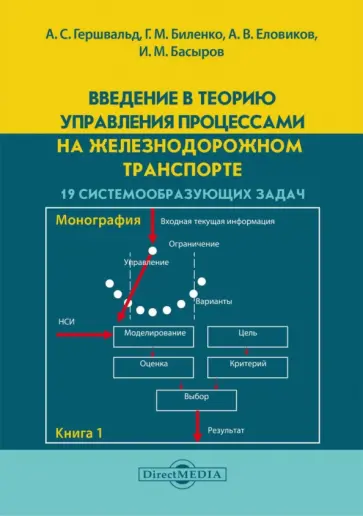 Андрей Гершвальд - Введение в теорию управления процессами на железнодорожном транспорте. 19 системообразующих задач обложка книги