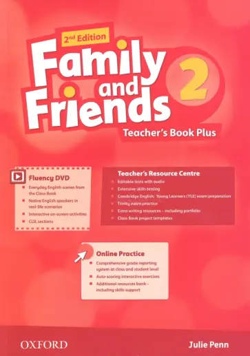 Julie Penn - Family and Friends. Level 2. 2nd Edition. Teacher's Book Plus (+DVD) обложка книги