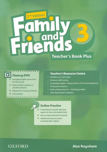 Alex Raynham - Family and Friends. Level 3. Teacher's Book Plus (+DVD) обложка книги