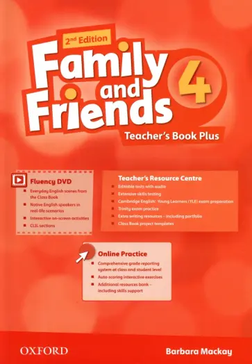 Barbara Mackay - Family and Friends. Level 4. 2nd Edition. Teacher's Book Plus (+DVD) обложка книги