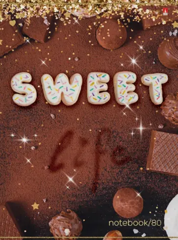 Блокнот-престиж Sweet Life, А6, 80 листов, клетка обложка книги