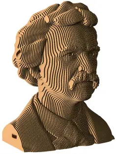 Бюст Марк Твен обложка книги