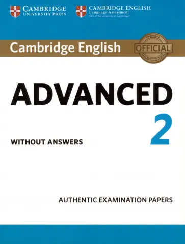 Cambridge English Advanced 2. Student's Book without answers обложка книги