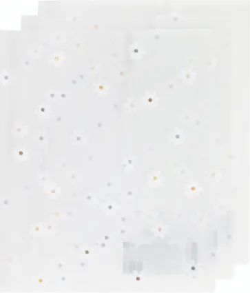 Набор обложек для тетрадей Hippie. Ромашки, 3 штуки обложка книги