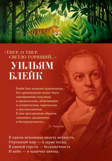 Уильям Блейк - Тигр, о тигр, светло горящий... Уильям Блейк - Тигр, о тигр, светло горящий... обложка книги