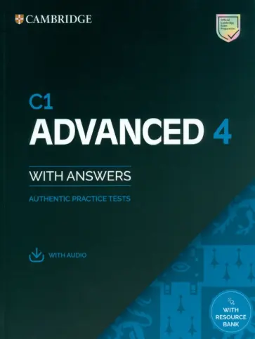 C1 Advanced 4. Student's Book with Answers with Audio with Resource Bank. Authentic Practice Tests обложка книги