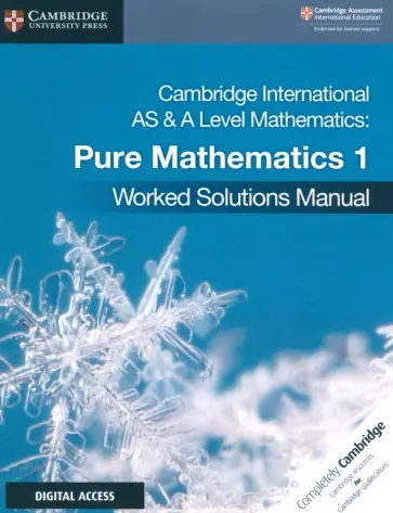 Muriel James - Cambridge International AS + A Level Mathematics. Pure Mathematics 1 Worked Solutions+Digital Acces обложка книги