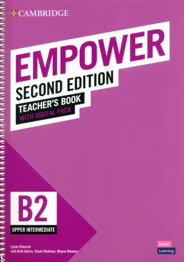 Edwards, Redman - Empower. Upper-intermediate. B2. Second Edition. Teacher's Book with Digital Pack Edwards, Redman - Empower. Upper-intermediate. B2. Second Edition. Teacher's Book with Digital Pack обложка книги