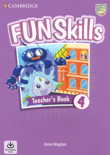 Jane Boylan - Fun Skills. Level 4. Teacher's Book with Audio Download обложка книги