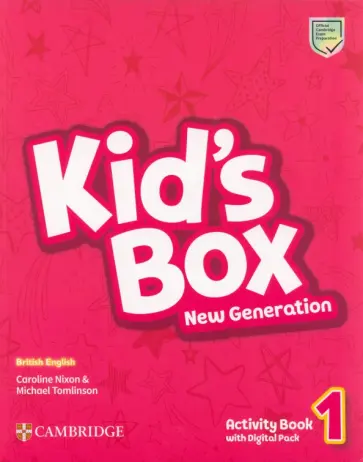 Nixon, Tomlinson - Kid's Box New Generation. Level 1. Activity Book with Digital Pack обложка книги