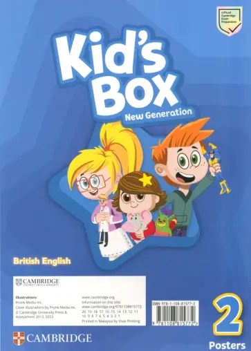 Kid's Box New Generation. Level 2. Posters обложка книги
