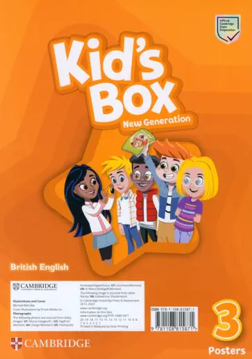 Kid's Box New Generation. Level 3. Posters обложка книги