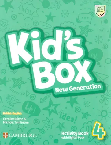 Nixon, Tomlinson - Kid's Box New Generation. Level 4. Activity Book with Digital Pack обложка книги