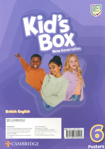 Kid's Box New Generation. Level 6. Posters обложка книги