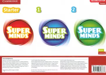 Super Minds. 2nd Edition. Starter. Levels 1–2. Poster Pack обложка книги