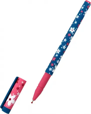 Ручка шариковая Flower, синяя Ручка шариковая Flower, синяя обложка книги