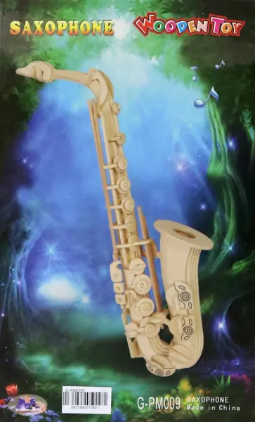 Сборная деревянная модель Саксофон Сборная деревянная модель Саксофон обложка книги