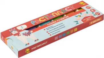 Пластилин растительный Пастель, 6 цветов Пластилин растительный Пастель, 6 цветов обложка книги