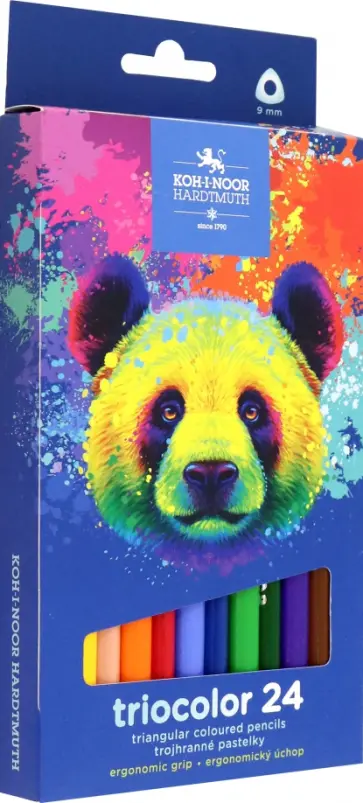 Карандаши цветные jumbo Triocolor Bear, 24 цвета обложка книги