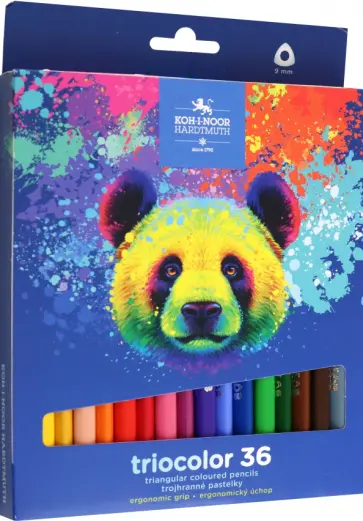 Карандаши цветные jumbo Triocolor Bear, 36 цветов обложка книги