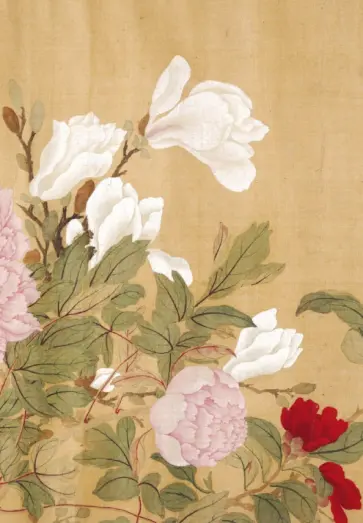 Сто цветов. Фрагмент "Белая камелия", 18 листов обложка книги