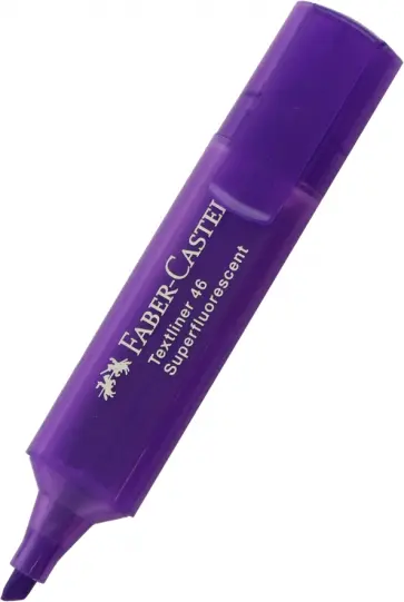 Тектовыделитель TL 46 Superflourescent, фиолетовый обложка книги