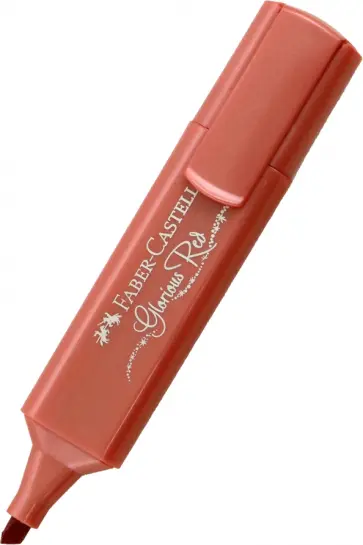 Текстовыделитель TL 46 Metallic, красный обложка книги