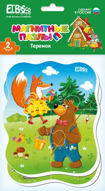 Магнитный пазл Теремок Магнитный пазл Теремок обложка книги