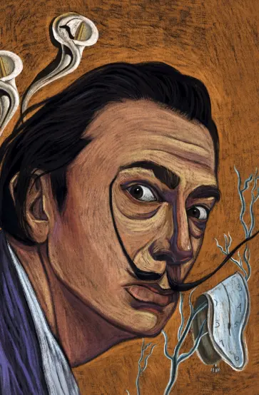 Книга для записей Дали, А5, 100 листов, клетка, точка обложка книги