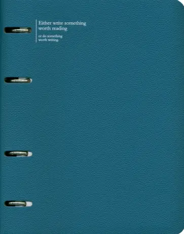 Тетрадь с кольцевым механизмом Prague, синяя, 120 листов, клетка обложка книги