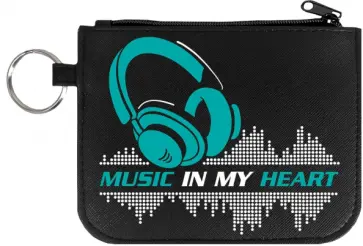 Кошелёк-картодержатель Музыка навсегда обложка книги