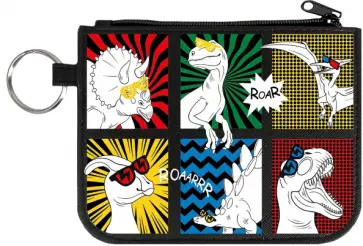 Кошелёк-картодержатель Дино-комикс обложка книги