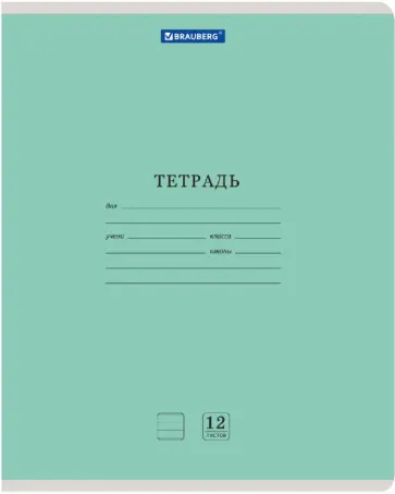 Комплект тетрадей Классика New, 12 листов, линия, 20 шт обложка книги