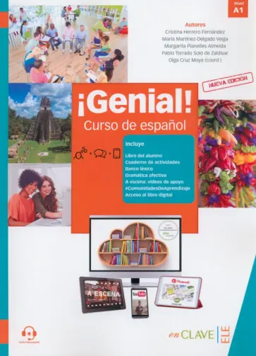 Fernandez, Martinez-Delgado - ¡Genial! A1. Curso de espanol. Nueva edicion Fernandez, Martinez-Delgado - ¡Genial! A1. Curso de espanol. Nueva edicion обложка книги
