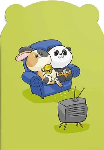 Блокнот Приятели, 32 листа, линия обложка книги