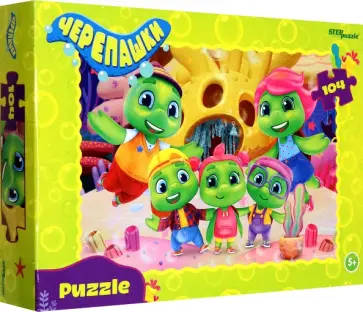Мозаика Puzzle-104 Черепашки Мозаика Puzzle-104 Черепашки обложка книги