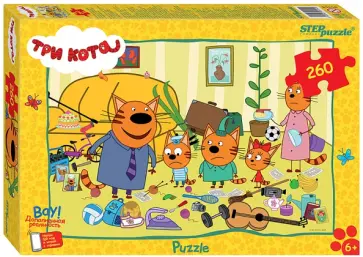 Puzzle-260. Три кота. New 2 Puzzle-260. Три кота. New 2 обложка книги