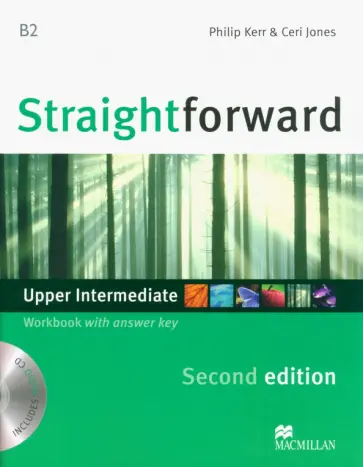 Kerr, Jones - Straightforward. Upper Intermediate. Second Edition. Workbook with answer key (+CD) Kerr, Jones - Straightforward. Upper Intermediate. Second Edition. Workbook with answer key (+CD) обложка книги